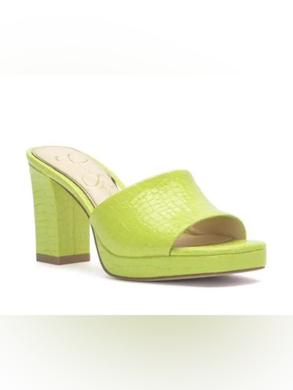 Jessica Simpson Women's Elyzza High Heel Slip On Platform Sandal